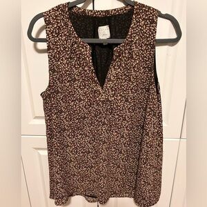 J.Crew x Hatch Floral Sleeveless V-Neck Maternity Blouse Top Size M-L